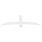 Ekena Millwork Bellingham Architectural Grade PVC Gable Bracket, 96"W x 24"H x 2"D x 6"F, 6/12 Pitch GBP096X24X0206BEL00 - alternate 2